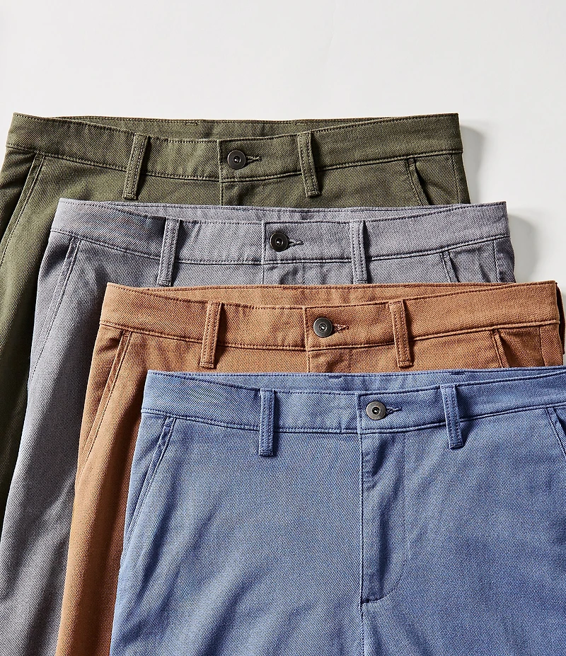 Roundtree & Yorke Andrew Straight Fit Textured Chino Pants