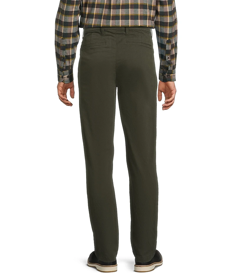Roundtree & Yorke Andrew Straight Fit Textured Chino Pants