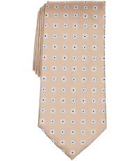 Roundtree & Yorke Apollo Mini Squares Traditional Silk Blend Tie