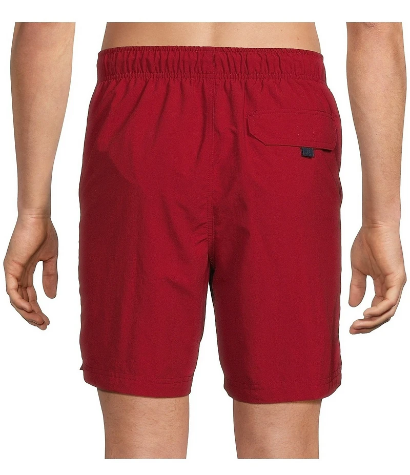 Roundtree & Yorke Aqua-Charter 7#double; Solid Swim Trunks