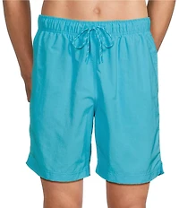 Roundtree & Yorke Aqua-Charter 7#double; Solid Swim Trunks