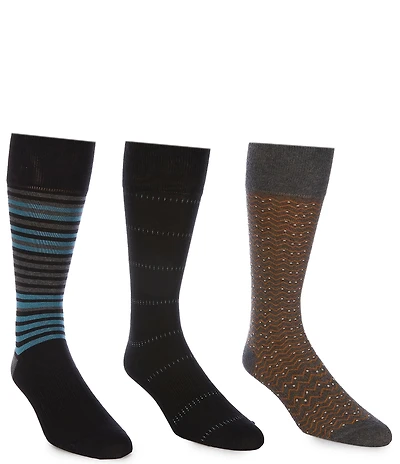 Roundtree & Yorke Multi 3-Pack Socks