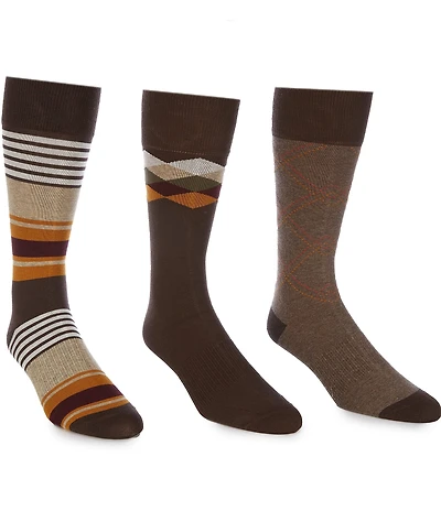 Roundtree & Yorke Assorted 3-Pack Socks