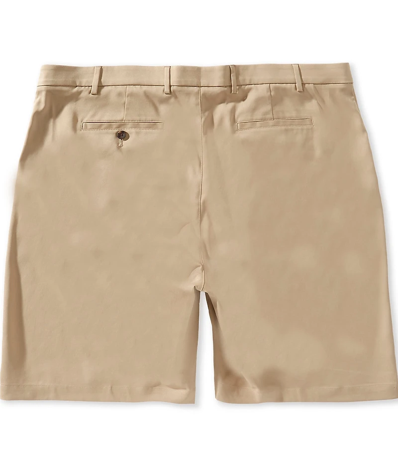 Roundtree & Yorke Big & Tall 9#double; and 11#double; Inseam Solid Performance Shorts