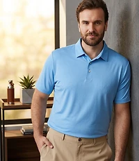 Roundtree & Yorke Big & Tall 9#double; and 11#double; Inseam Solid Performance Shorts