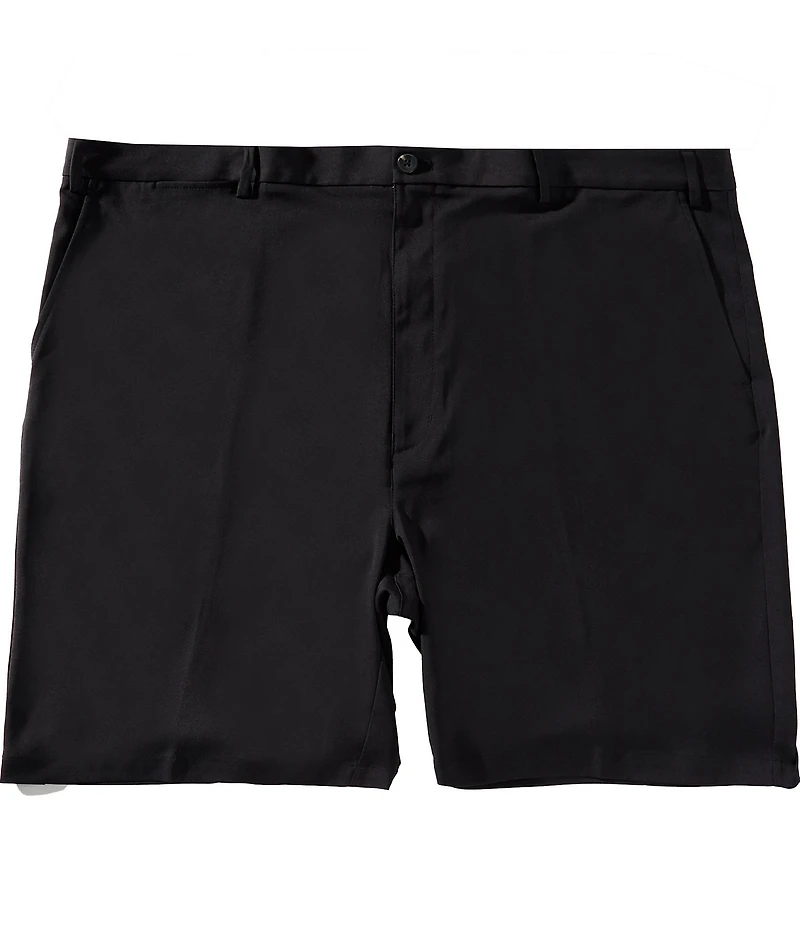 Roundtree & Yorke Big & Tall 9#double; and 11#double; Inseam Solid Performance Shorts