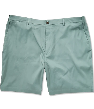 Roundtree & Yorke Big & Tall 9#double; and 11#double; Inseam Solid Performance Shorts