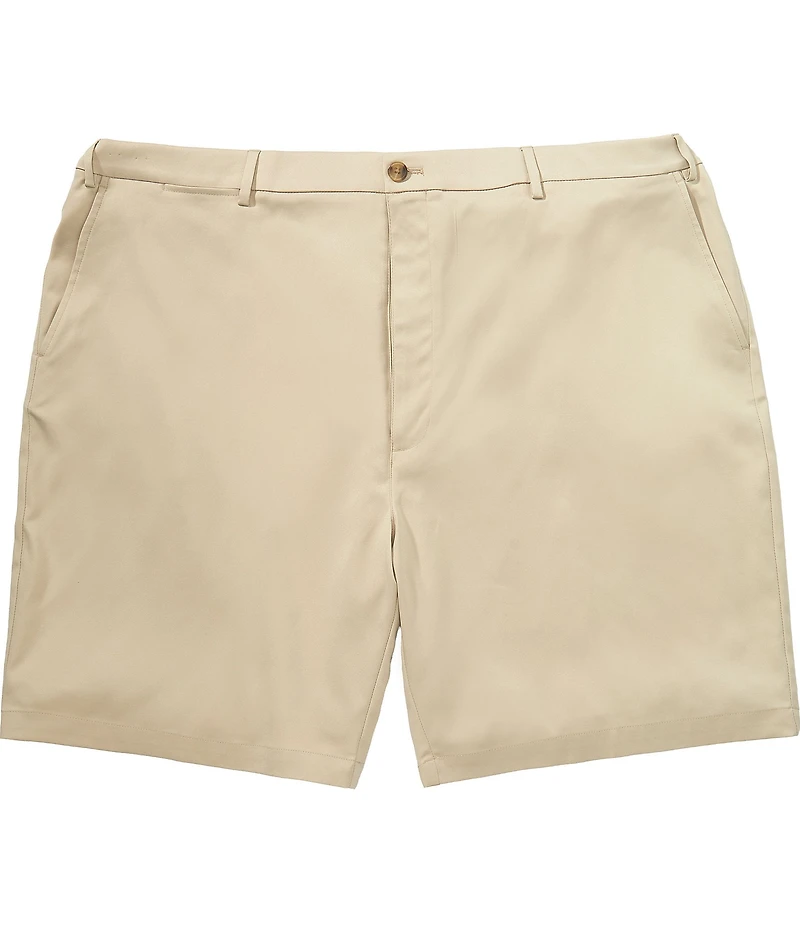 Roundtree & Yorke Big & Tall 9#double; and 11#double; Inseam Solid Performance Shorts
