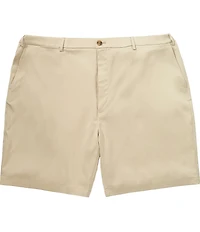 Roundtree & Yorke Big & Tall 9#double; and 11#double; Inseam Solid Performance Shorts