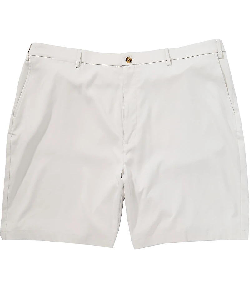 Roundtree & Yorke Big & Tall 9#double; and 11#double; Inseam Solid Performance Shorts