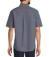 Roundtree & Yorke Big & Tall Non-Iron Short Sleeve Gingham Poplin Sport Shirt