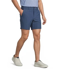 Roundtree & Yorke Big & Tall 7#double; Flat Front Heather Performance Shorts
