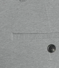 Roundtree & Yorke Big & Tall 7#double; Flat Front Heather Performance Shorts