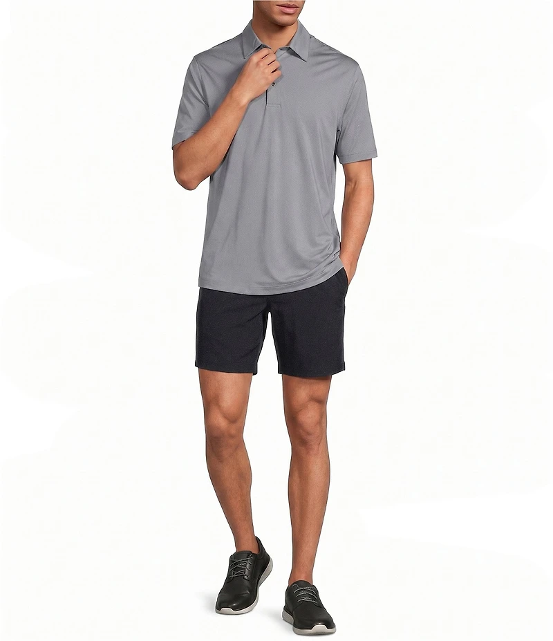 Roundtree & Yorke Big & Tall 8#double; Inseam Flat Front Performance Shorts