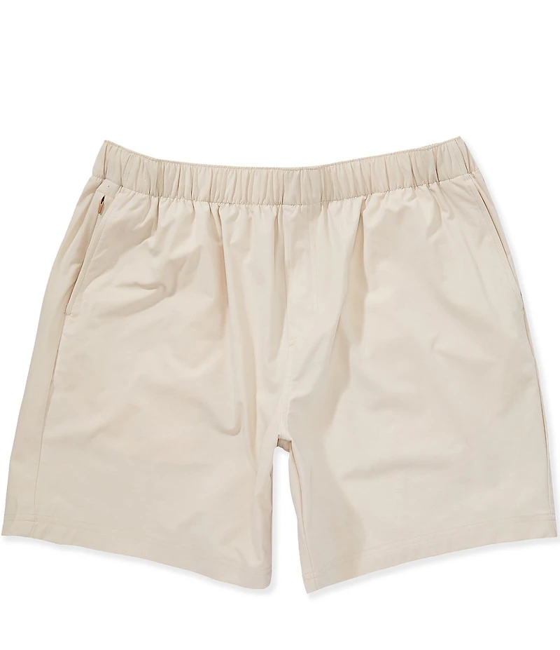 Roundtree & Yorke Big & Tall 8#double; Inseam Flat Front Performance Shorts