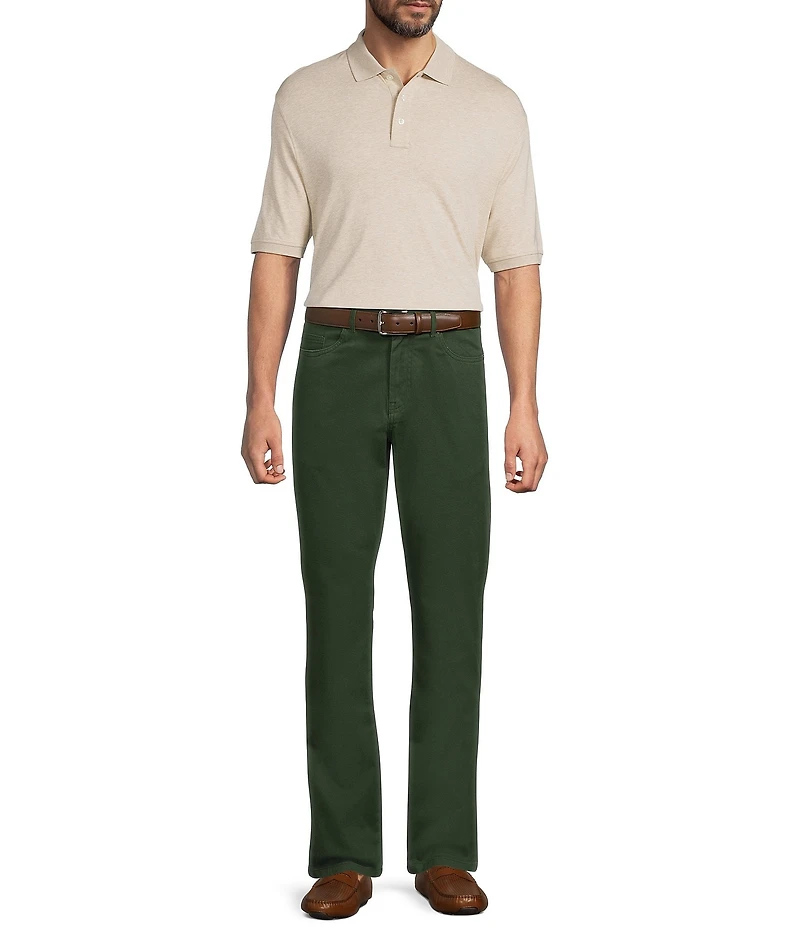 Roundtree & Yorke Big & Tall Andrew Straight Fit 5-Pocket Pants