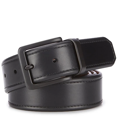 Roundtree & Yorke Big & Tall Reversible Blackout Belt