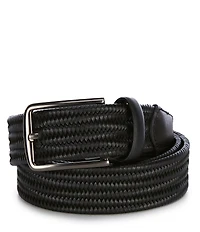 Roundtree & Yorke Big & Tall Braided Easy Stretch Bonded Leather Dress Belt