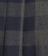 Roundtree & Yorke Big & Tall Buffalo Check Long Sleeve Portuguese Flannel Sport Shirt