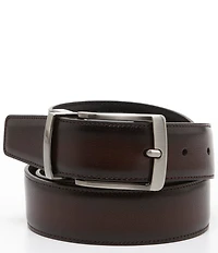 Roundtree & Yorke Big & Tall Burnished Edge Reversible Belt