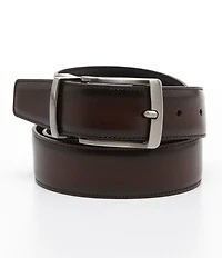 Roundtree & Yorke Big & Tall Burnished Edge Reversible Belt