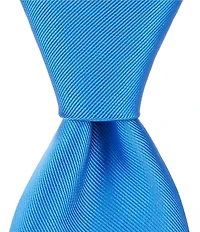 Roundtree & Yorke Big & Tall Cardinal Solid 3 1/8#double; Silk Tie
