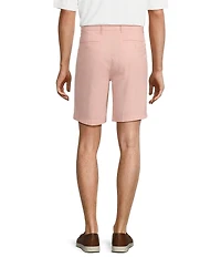 Roundtree & Yorke Big & Tall Flat Front Washed Chino 9-11#double; Inseam Shorts
