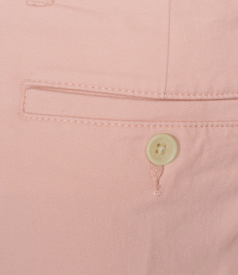 Roundtree & Yorke Big & Tall Flat Front Washed Chino 9-11#double; Inseam Shorts