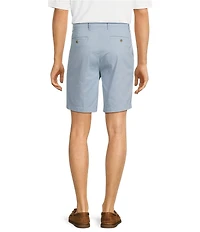 Roundtree & Yorke Big & Tall Flat Front Washed Chino 9-11#double; Inseam Shorts