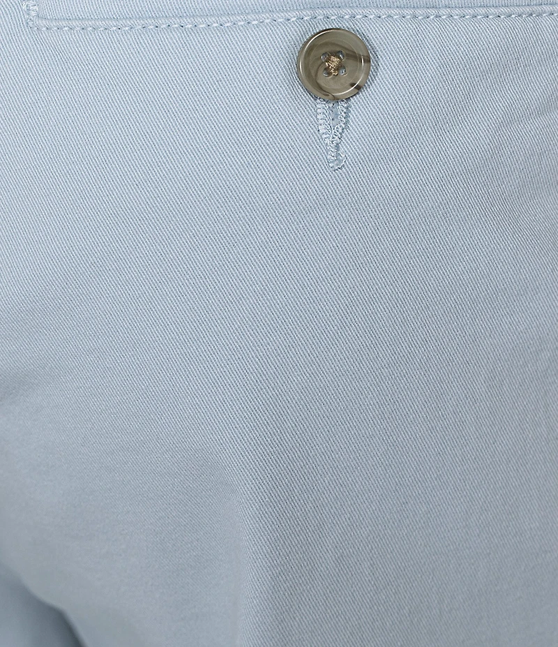 Roundtree & Yorke Big & Tall Flat Front Washed Chino 9-11#double; Inseam Shorts