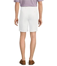 Roundtree & Yorke Big & Tall Flat Front Washed Chino 9-11#double; Inseam Shorts