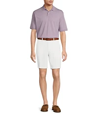 Roundtree & Yorke Big & Tall Flat Front Washed Chino 9-11#double; Inseam Shorts