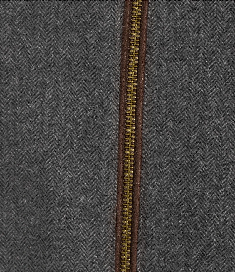 Roundtree & Yorke Big & Tall Herringbone Wool Hipster Jacket