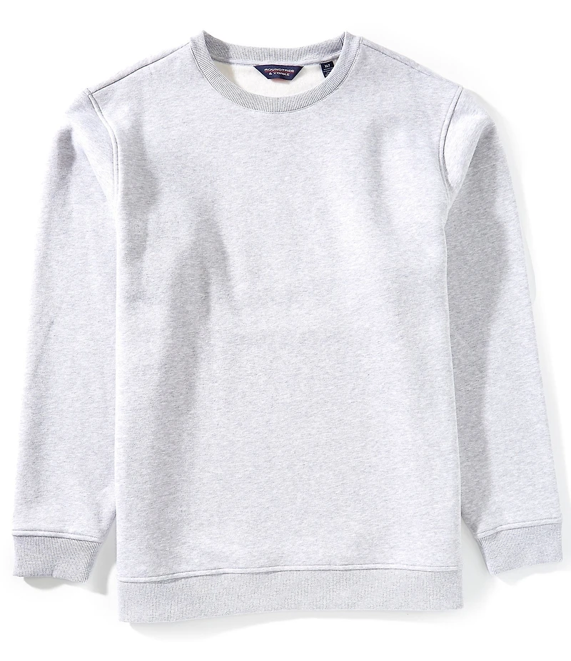 Roundtree & Yorke Big & Tall Long Sleeve Solid Terry Sweatshirt
