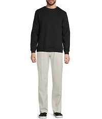 Roundtree & Yorke Big & Tall Long Sleeve Solid Terry Sweatshirt