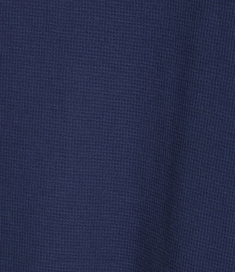 Roundtree & Yorke Big & Tall Long Sleeve Solid Waffle Henley Shirt