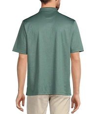 Roundtree & Yorke Big & Tall Performance Diamond Jacquard Polo Shirt