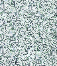 Roundtree & Yorke Big & Tall Performance Golf Club Print Polo Shirt