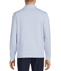 Roundtree & Yorke Big & Tall Performance Solid Quarter Zip Pullover