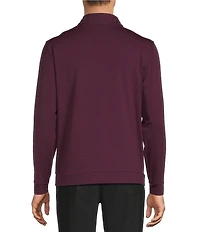 Roundtree & Yorke Big & Tall Performance Solid Quarter Zip Pullover
