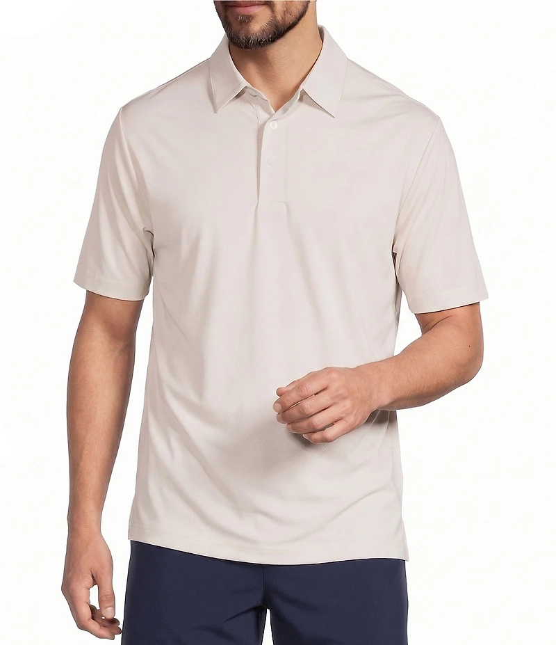Roundtree & Yorke Big & Tall Performance Solid Short Sleeve Polo