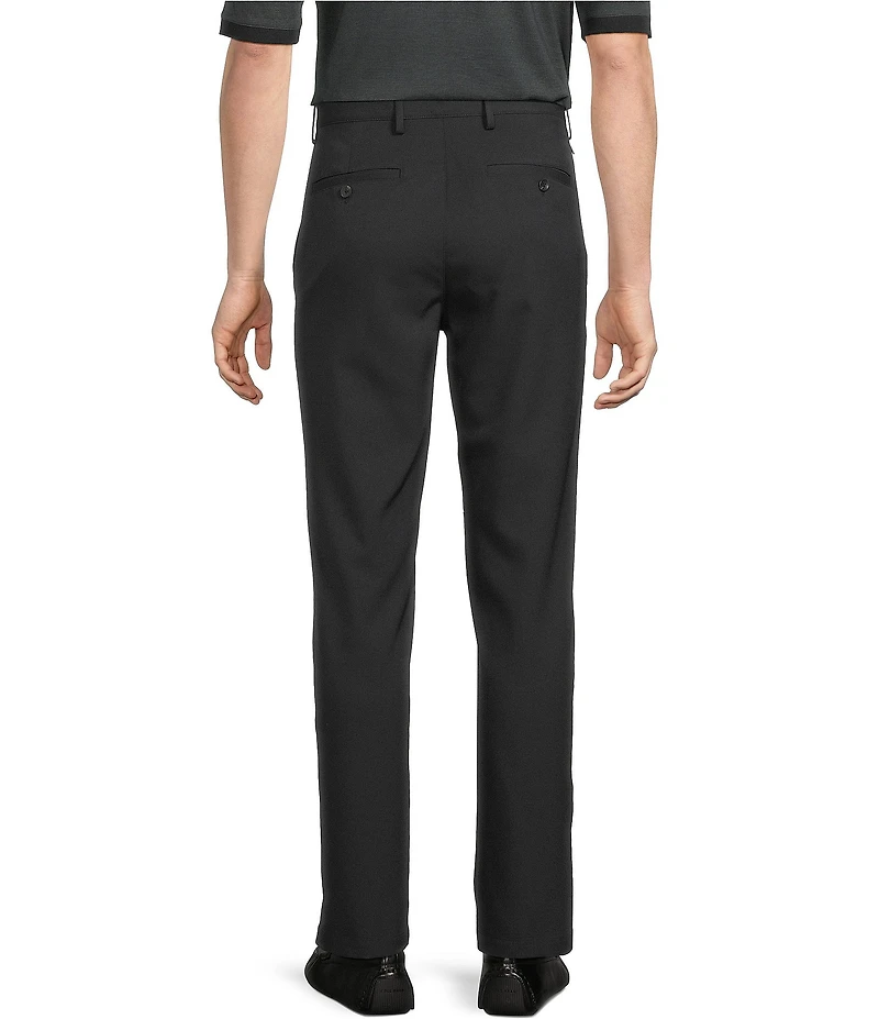Roundtree & Yorke Big & Tall Performance Stewart Flat Front Classic Fit Performance Pants