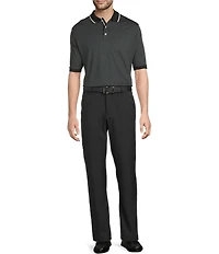 Roundtree & Yorke Big & Tall Performance Stewart Flat Front Classic Fit Performance Pants