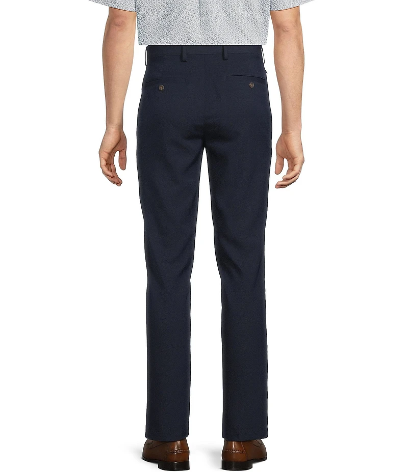 Roundtree & Yorke Big & Tall Performance Stewart Flat Front Classic Fit Performance Pants