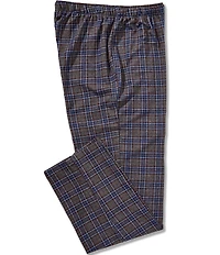 Roundtree & Yorke Big & Tall Plaid Flannel Sleep Pants