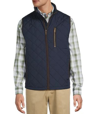 Roundtree & Yorke Big & Tall Quilted Heritage Vest