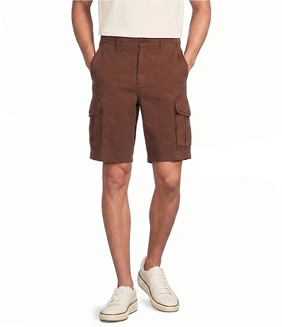 Roundtree & Yorke Big & Tall R and R 9#double; Inseam Cargo Shorts