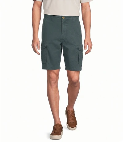 Roundtree & Yorke Big & Tall R and R 9#double; Inseam Cargo Shorts