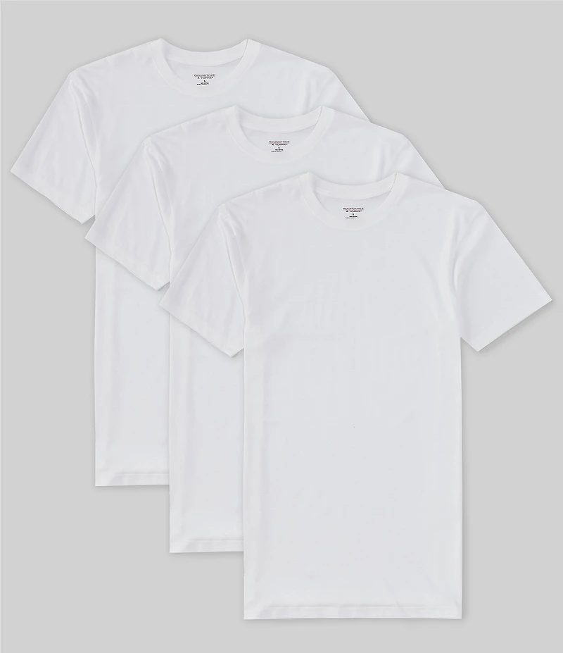 Roundtree & Yorke Big & Tall Short Sleeve Crew Neck Tees 3-Pack