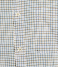 Roundtree & Yorke Big & Tall Short Sleeve Small Check Oxford Sport Shirt